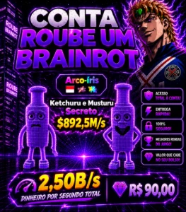 Conta Com 20 Brainrots Secretos - Roblox