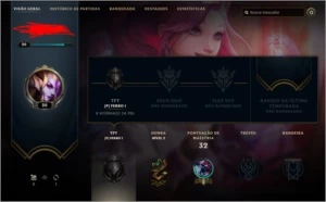 Conta Lvl 20 com seraphine KDA , Unranked - League of Legends LOL