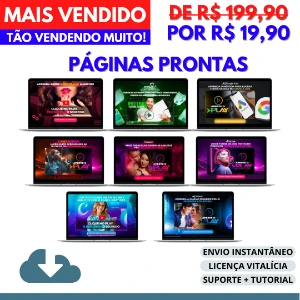 Mega Pack PLR + Páginas de vendas + VSL - Assinaturas e Premium