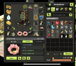Conta Dofus touch server Blair 4 char 200