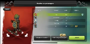 Conta Dofus touch server Blair 4 char 200
