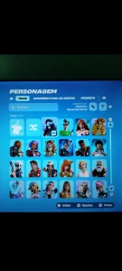 Conta de Fortnite, com clube ativo