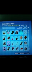Conta de Fortnite, com clube ativo