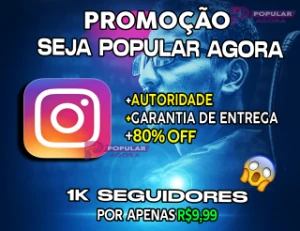 [Promoção] 1K Seguidores Instagram por apenas R$ 9,99 - Redes Sociais