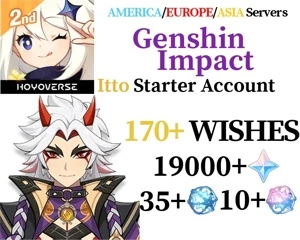 Conta farm Itto + 19000 gemas - Genshin Impact