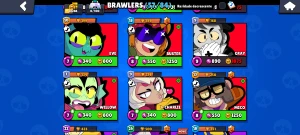 Conta brawl stars 6 lendários passe plus e passe do Bob espo