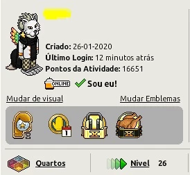 Conta Habbo 2020 ( 16k de placar! )