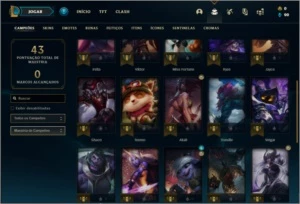 Conta ouro 1 Sem email confirmado com 3 skins e 30 champs - League of Legends LOL