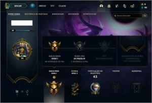 Conta ouro 1 Sem email confirmado com 3 skins e 30 champs - League of Legends LOL