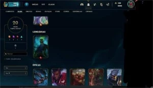 Vendo Acc LoL criada em 2017 - League of Legends