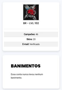 Vendo Acc LoL criada em 2017 - League of Legends
