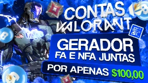 Contas Nfa Infinitas Valorant - Elo E Skins - Gerador Prime - Outros