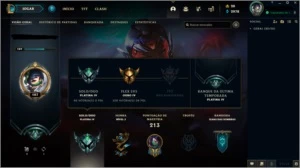 Conta LOL Plat IV - 95 Champs e 149 Skins - League of Legends