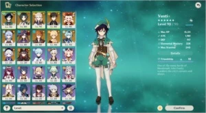 Conta [AR55] Todos os personagens Limitados até a Eula - Genshin Impact