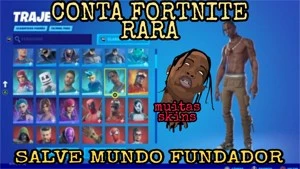 Conta Fortnite Capitulo 1 ao Capitulo 3