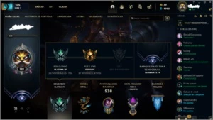 CONTA LEAGUE OF LEGENDS EX DIAMANTE IV LOL