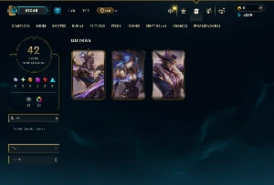 Prata 3 com 140 Champs e 42 Skins ( ADC / MID  JG ) - League of Legends LOL