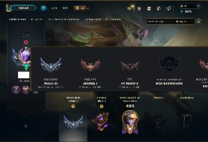Prata 3 com 140 Champs e 42 Skins ( ADC / MID  JG ) - League of Legends LOL