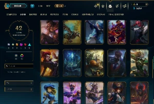 Prata 3 com 140 Champs e 42 Skins ( ADC / MID  JG ) - League of Legends LOL