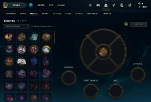 Conta PLATINA 4 | 62% Win - Lol (League Of Legends) Elomoon