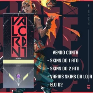 CONTA VALORANT D2 - League of Legends LOL
