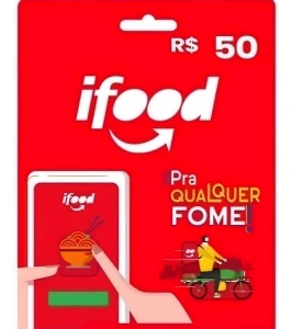 Gift Card Ifood R$50 Reais | Cartão Presente | Menor Preço - Gift Cards