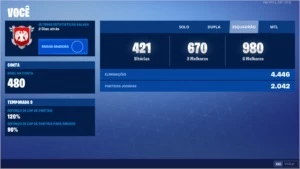 CONTA FORTNITE DESDE A SEASON 3