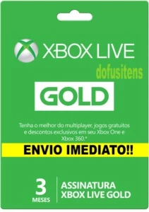 XBOX LIVE GOLD CARTÃO 3 MESES ENVIO IMEDIATO