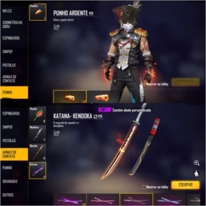 CONTA FREE FIRE RARA, MUITO GEMADA, COM PASSES ANTIGOS!