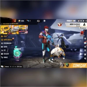 CONTA FREE FIRE RARA, MUITO GEMADA, COM PASSES ANTIGOS!