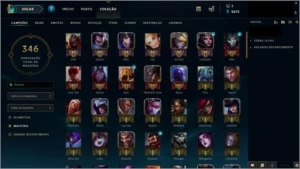 Conta League of Legends 259 SKins LOL