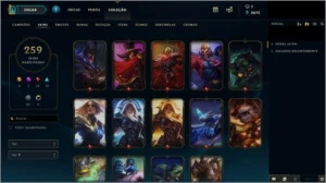 Conta League of Legends 259 SKins LOL