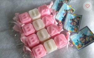 80 Unid Sabonete 3 Letras - Artesanato e Personalizados