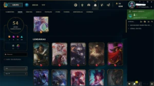Conta Lol Platina,65%Wr,10 Lendarias 11 Legado +Ultimate Lux - League of Legends