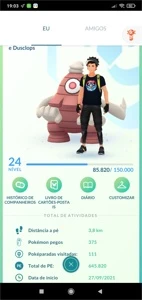 Conta Pokémon go lvl 24 - 11 Shiny - D120