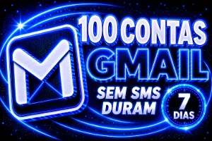 Gmail 100 contas Business Premium sem SMS - Emails