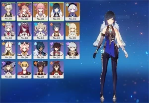 Yelan - Yae Miko - Prova de Kagura - AR 35 - Genshin Impact