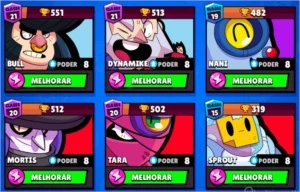 Conta - Brawl Stars (21K de troféus)