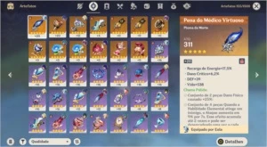 AR44/ 5* XIAO, EULA, SHOGUN RAIDEN E LANÇA DE JADE PRIMITIVA - Genshin Impact