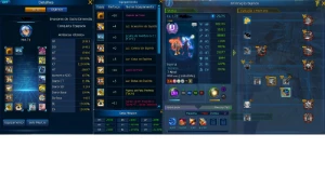 conta end game LA alpha com kizunas U, eosmon, susano U - Digimon Masters Online DMO