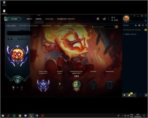 Conta D4 com 43 hérois e 10 skins - League of Legends LOL