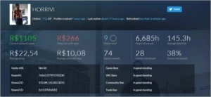 Conta Steam com vários jogos