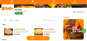 Script Completo - Delivery com Pedidos no Z.A.P - Sites, Lojas e Sistemas Prontos Sites e Scripts