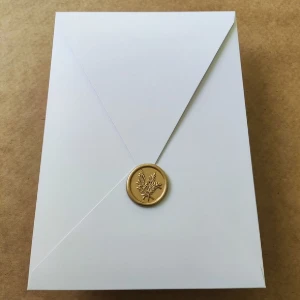 Envelope para Convite com Lacre de Cera