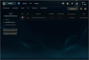 Conta unranked (ex platina) com 8 skins e 40 champs - League of Legends LOL