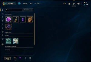 Conta unranked (ex platina) com 8 skins e 40 champs - League of Legends LOL