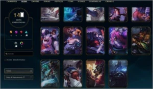 CONTA LEAGUE OF LEGENDS _ 11k Rp - 140+ Skins LOL