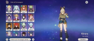 Conta com Diluc, Zhongli e Nilou AR 21 - Genshin Impact