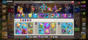 Cv14 Lendária Semi Full - com 7 equipamentos épicos - Clash of Clans