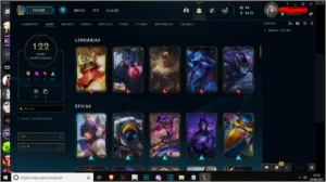 CONTA DE LOL Prata, 122 Skins ( 3 Ultimate + 1 Mistica) - League of Legends